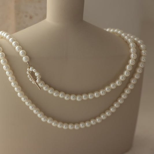550016 2wayシンプルパールネックレス