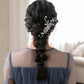 550055 フラワークリスタルヘアクリップ