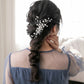 550055 フラワークリスタルヘアクリップ