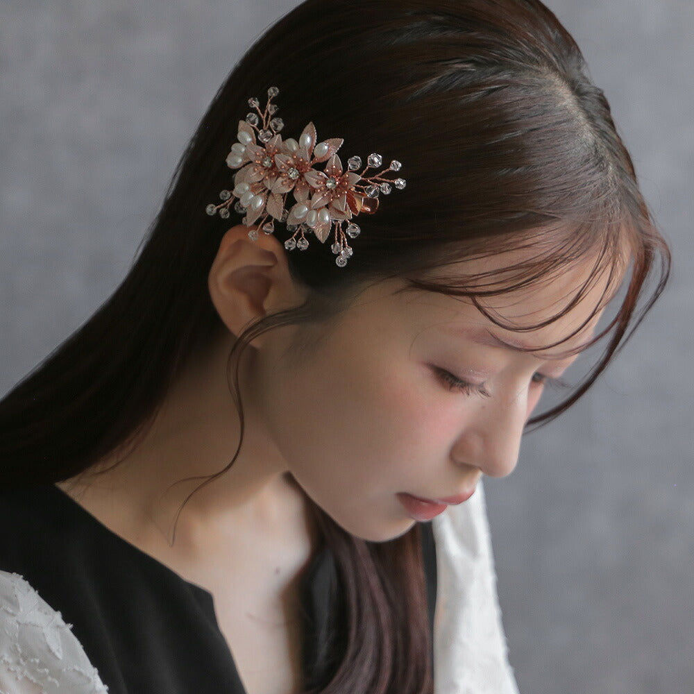 550077 ブロッサムパールヘアクリップ