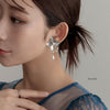 550084 メタルフラワーイヤリング