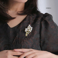 550114 パールブーケブローチ