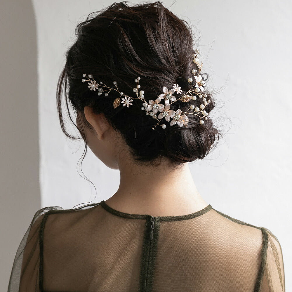 550127 ナチュラルフローガーベラヘッドドレス