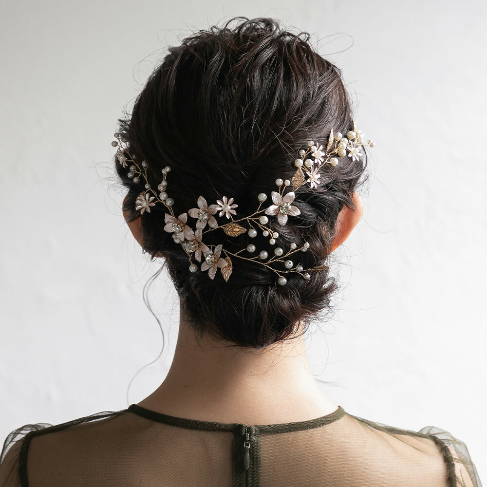 550127 ナチュラルフローガーベラヘッドドレス