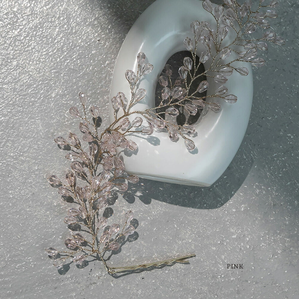 550128 カスミソウクリスタルヘッドドレス