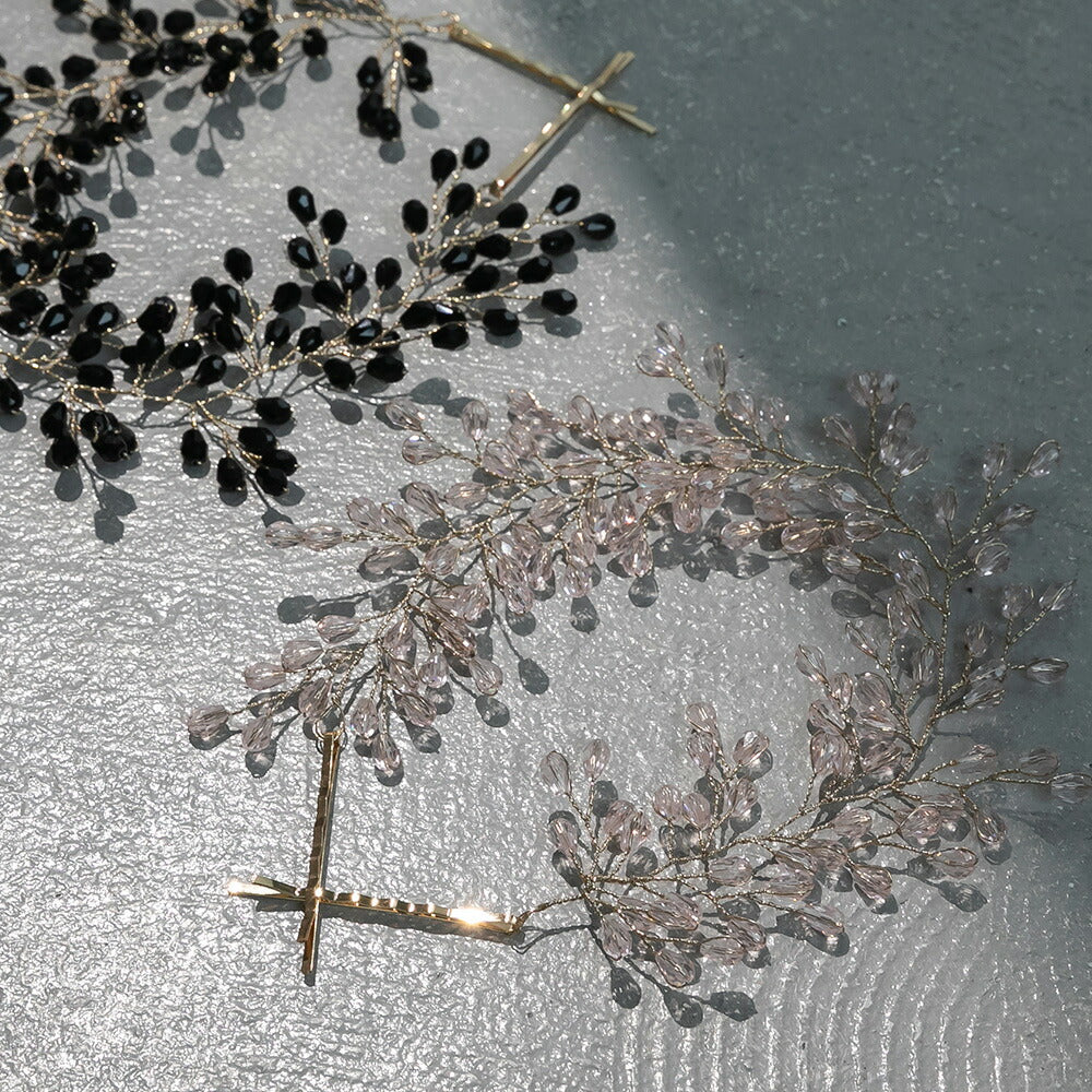 550128 カスミソウクリスタルヘッドドレス