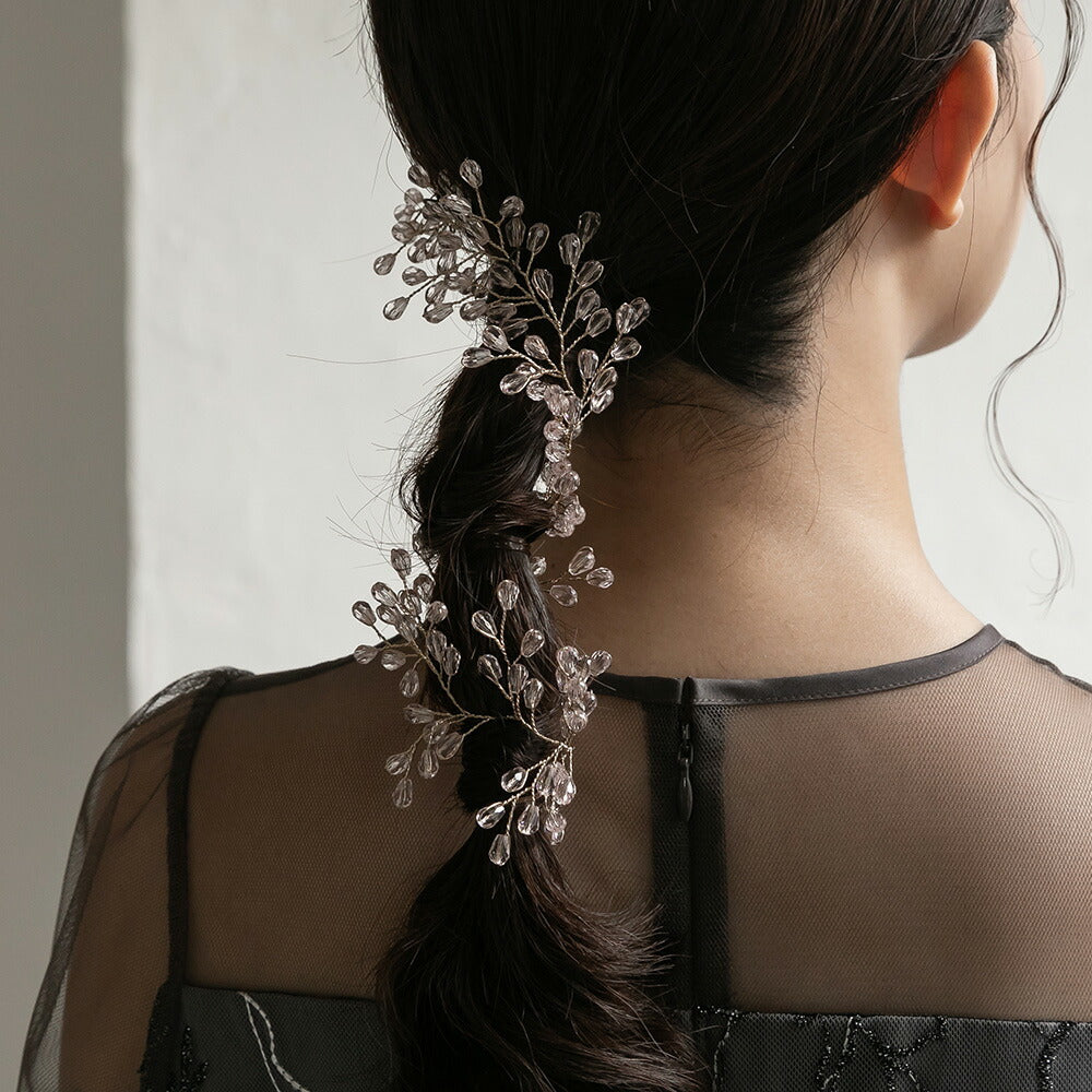 550128 カスミソウクリスタルヘッドドレス