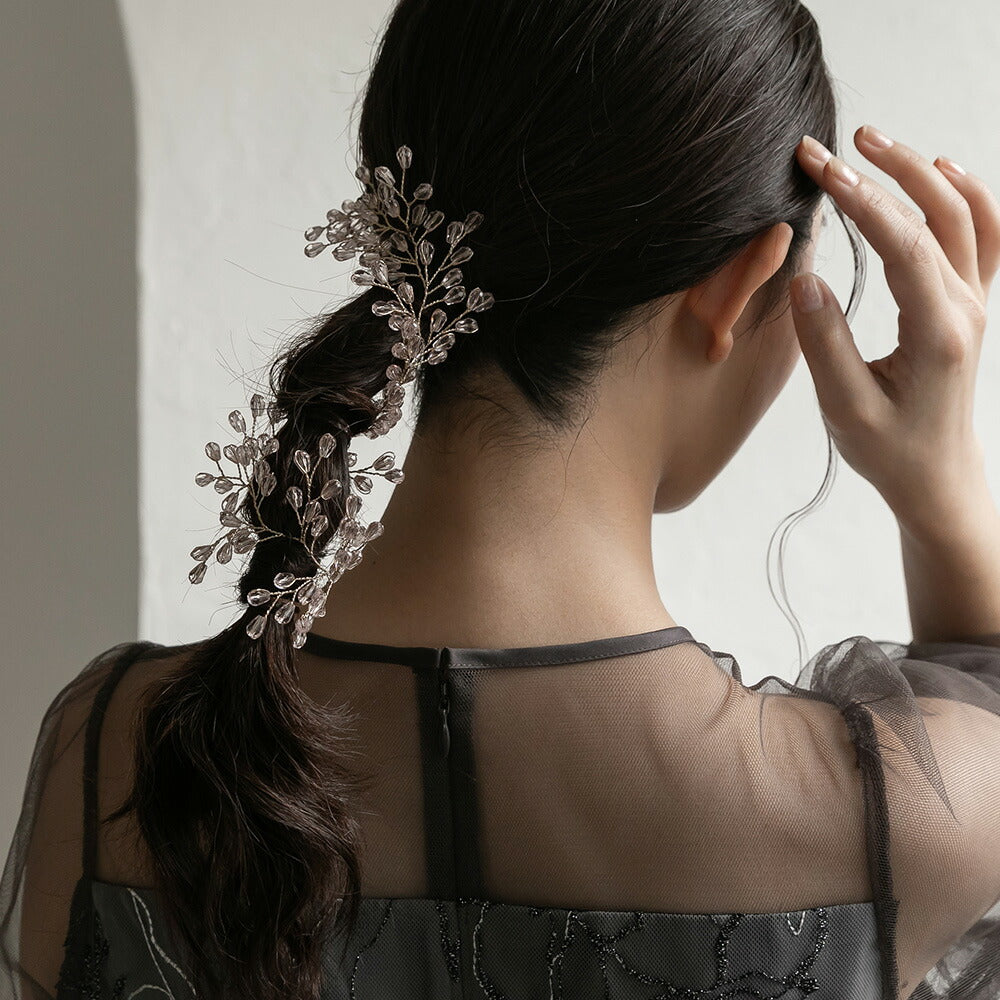 550128 カスミソウクリスタルヘッドドレス