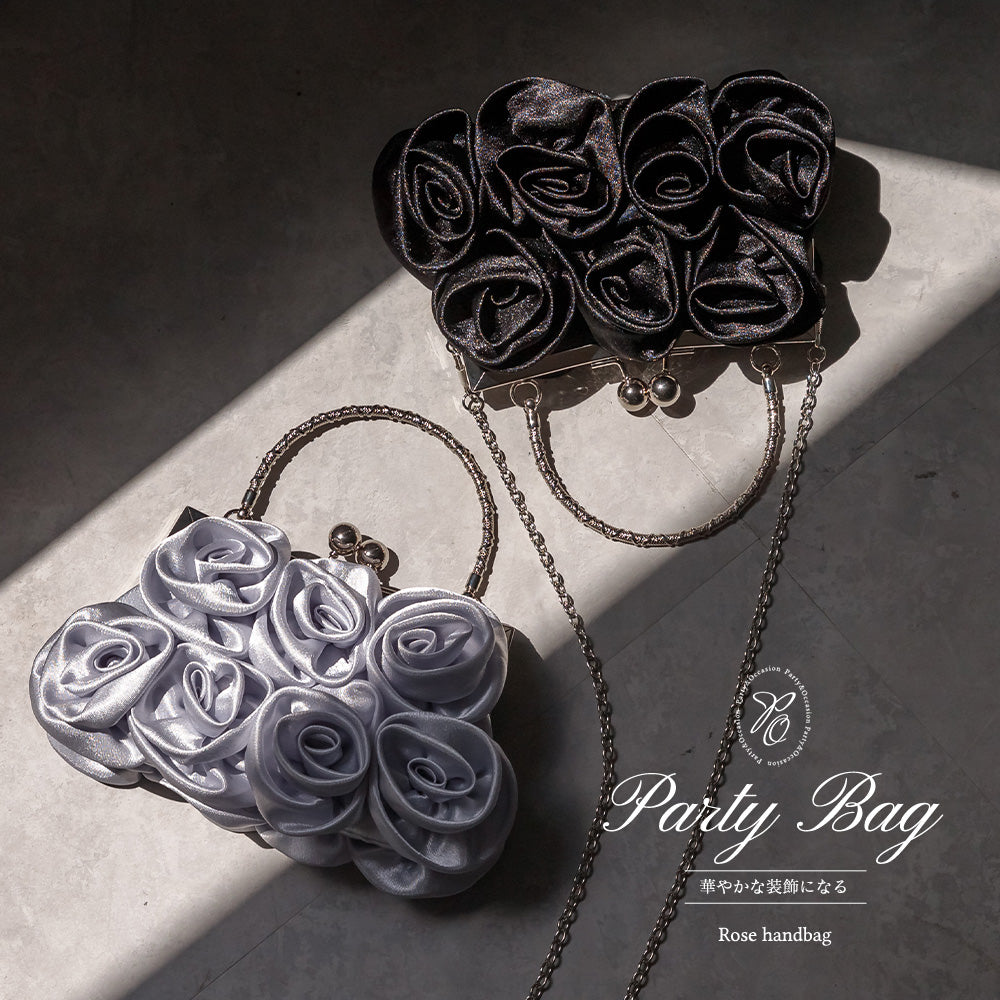 900029 ローズハンドバッグ