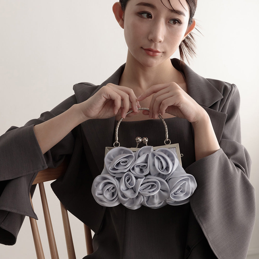 900029 ローズハンドバッグ