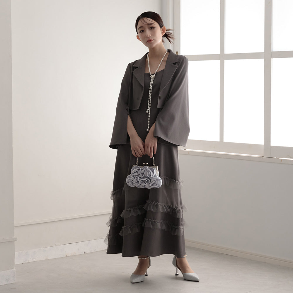 900029 ローズハンドバッグ