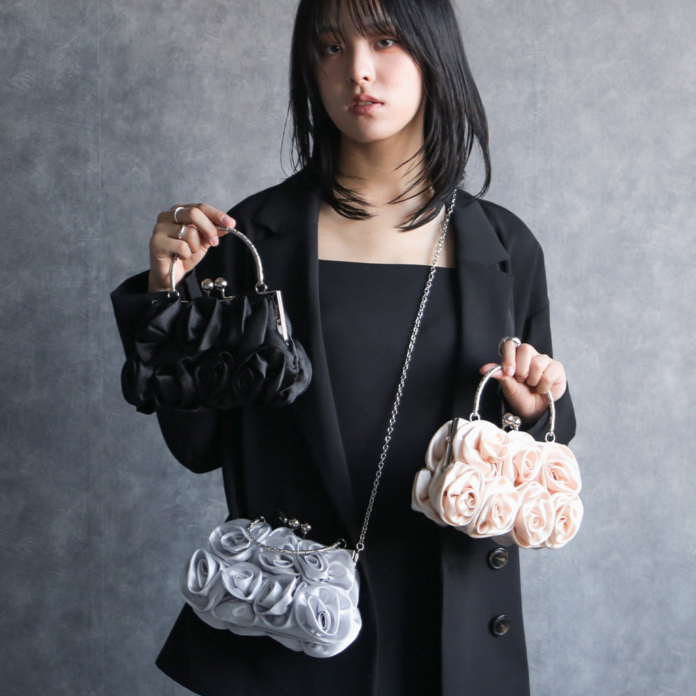 900029 ローズハンドバッグ