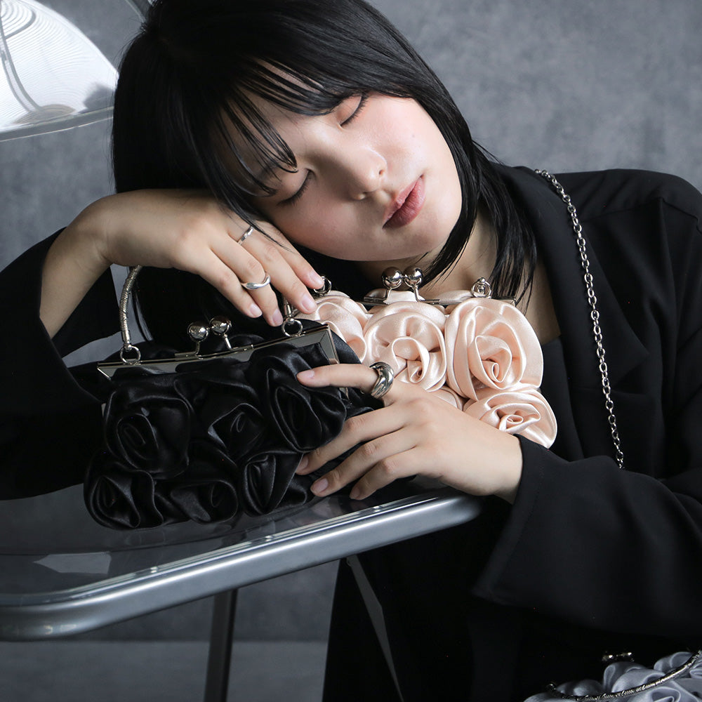 900029 ローズハンドバッグ