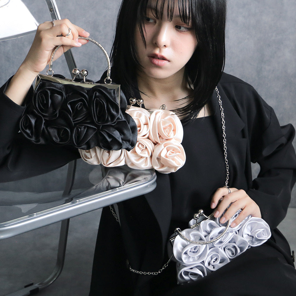 900029 ローズハンドバッグ