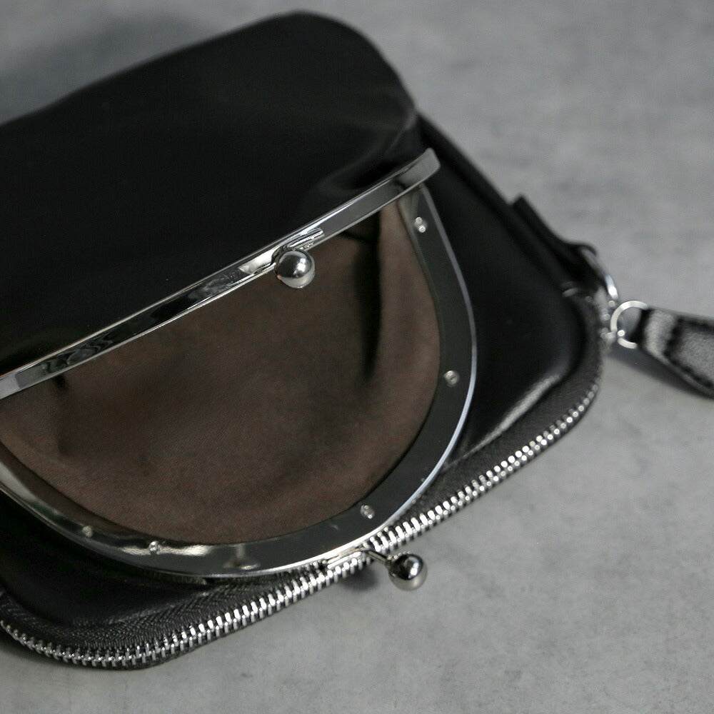 【2way】2roomスクエアがま口バッグ